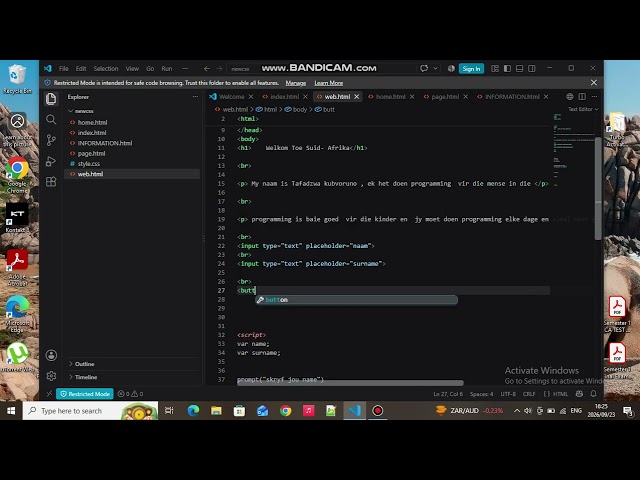 How to create a Website Using HTML css Javascript tutorial #programming#htmlcss 