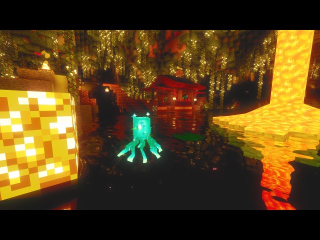 One more hour before sleep... (Minecraft Music & Ambience) [4K 60FPS]