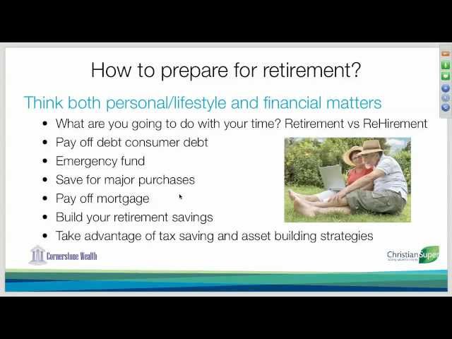 10 How to prepare for retirement