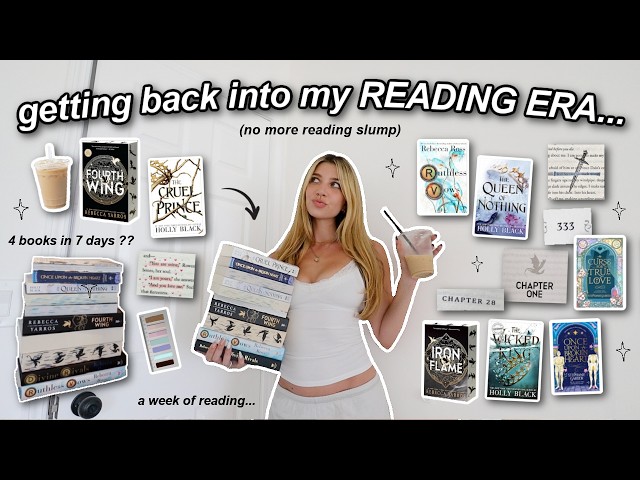 getting back into my READING ERA... (reading four books in ONE week)