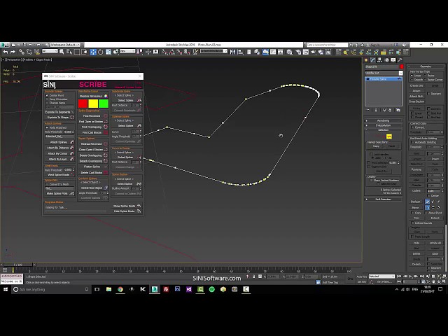 SiNi Software - Removing Overlapping Splines