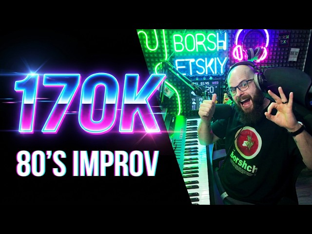170k SUBS LIVESTREAM 80's IMPROVISATION!