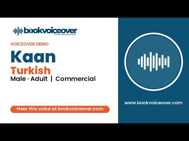 Turkish Male Adult Voiceover Demo | Commercial | Book Voiceover