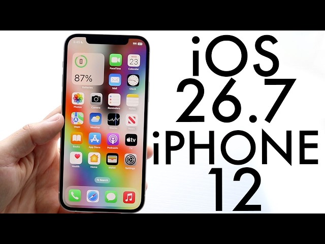 iOS 26.7 On iPhone 12 Review! (Should You Install It?)