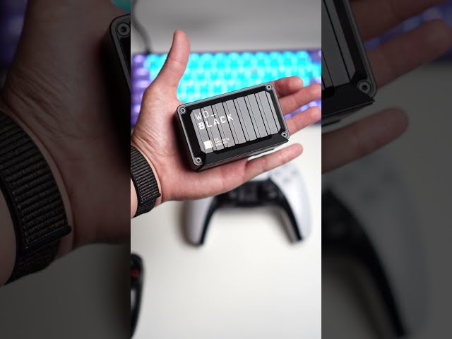 Quick WD_BLACK D30 Game Drive SSD Unboxing #Shorts