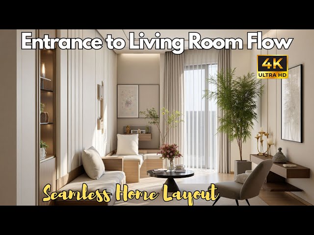From Entrance to Living Room Open Design That Feels Inviting