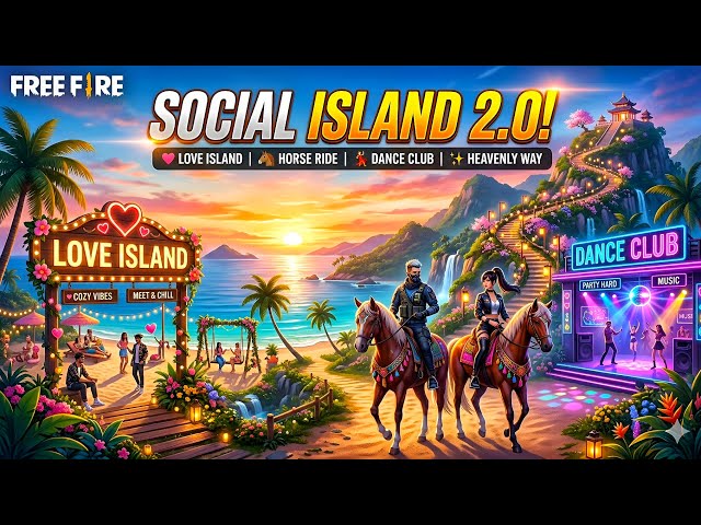 SOCIAL ISLAND 2.0 CRAFTLAND MAP PASSWORD | LOVE ISLAND | DANCE CLUB | HEAVEN & HORSE RIDE | RUSHKEY