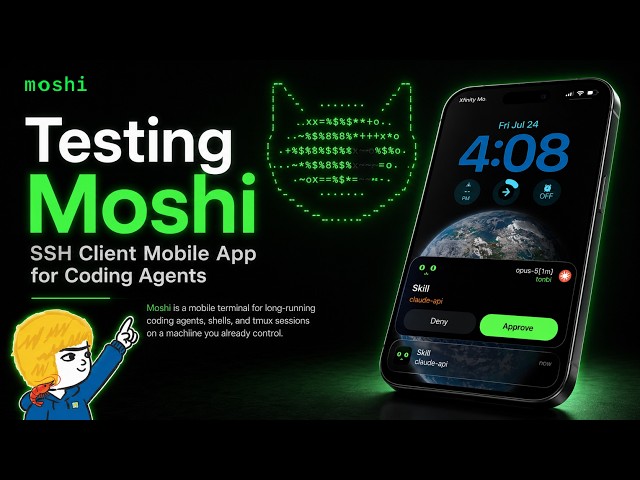 Testing Moshi: SSH Client Mobile App Designed for Coding Agents