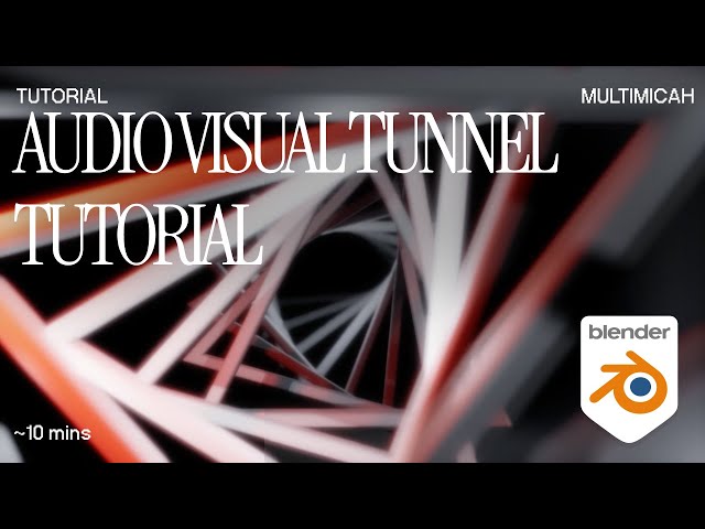 The framework for infinite tunnel loops in Blender.