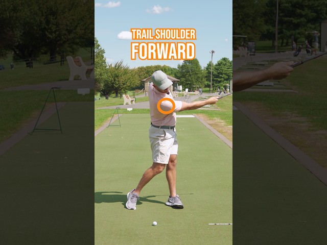 How To Get Your Right Shoulder FORWARD Through The Ball #shorts #golfswing #golf #ericcogorno