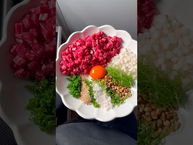 Korean Steak Tartare ๐ฅฉ๐ฐ๐ท #shorts