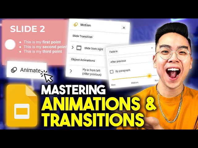 Master Google Slides ANIMATIONS & TRANSITIONS in 8 Minutes! *TUTORIAL*