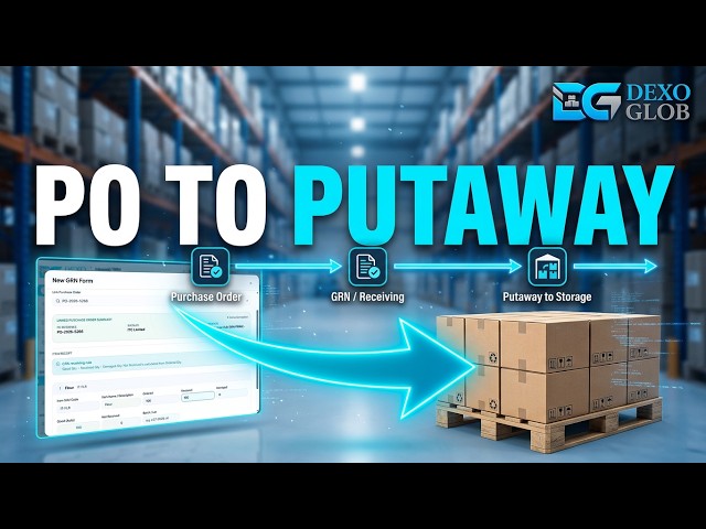 Warehouse Management System (WMS) | Purchase Order Flow | PO to GRN to Putaway Complete Process