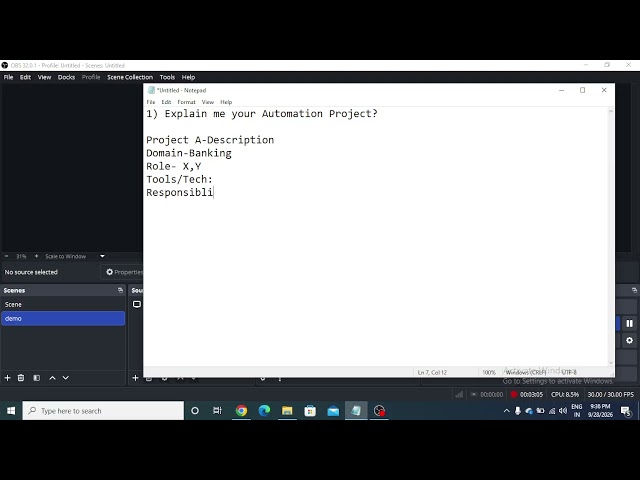How to Explain Your Automation Project in an Interview?