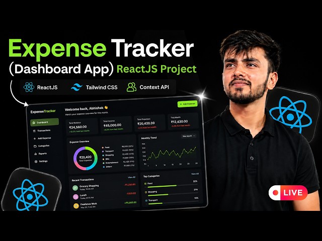 Build an Expense Tracker with React JS & Tailwind CSS | Complete Dashboard Project