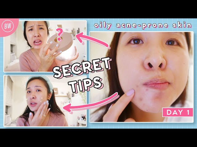 1-Week Clear Skin Routine for Oily + Acne-Prone Skin! 🌙
