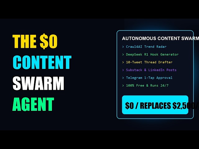 Build a 24/7 Autonomous AI Content Engine in Python for $0 (Socials, Newsletters & Blogs on Auto-Pil