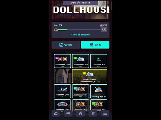 CIHUY!!! BUKA REWARD EVENT PUZZLE DOLL HOUSE