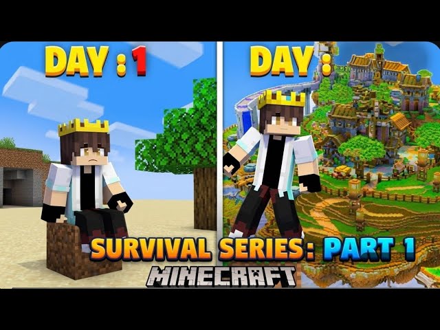 Minecraft 100 Days Survival Series Part 1 🔥 Ultimate Start Hindi #minecraft #dkgamerz53 #trending