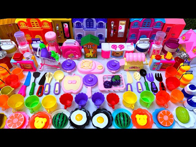 7:09 Mini Kitchen Set Collection for Kids Playing | Unboxing Kids Food Super Kitchen Toys Disney Set