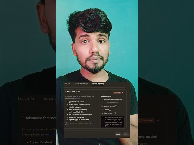 advanced feature enable kaise karen 2026 मैं ✅ | एडवांस्ड फीचर enable #youtubeshorts  #ytshorts