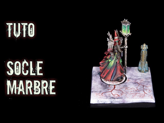 Painting Tutorial: Marble Base (Wipe Technique)