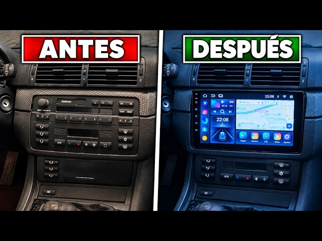 How to install a touchscreen in your car.✅ BMW E46. EONON E46X7A