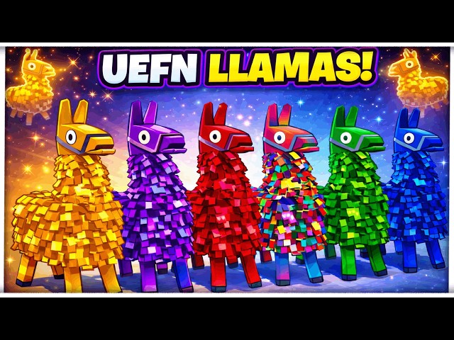UEFN Llama Model (7 Materials + Idle Animation)