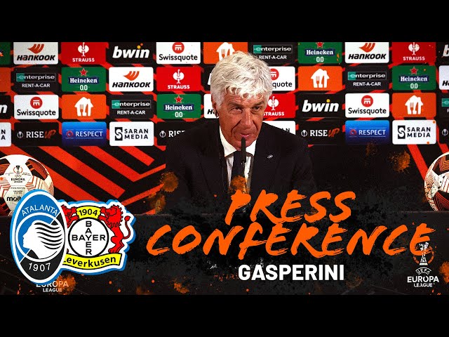 Europa League Final | Atalanta vs. Bayer Leverkusen | Gian Piero Gasperini Press Conference