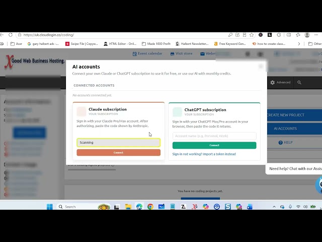 Claude AI Coding Agent | Simple Web Start Control Panel