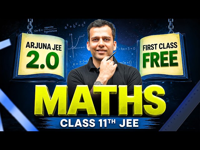 1st Class of MATHS by Tarun Sir || ARJUNA JEE 2.0 2027 Batch🔥