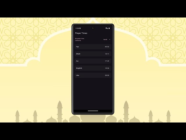 Flutter Prayer Times app with API - Speed Code