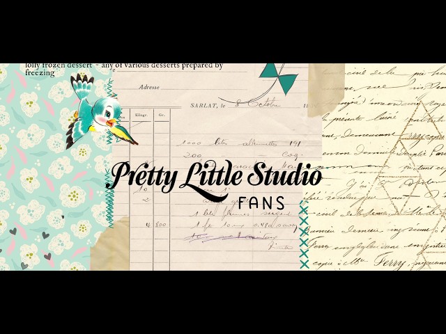 Pretty Little Studio Summer is a Feeling Challenge - Scrapbook Process Video