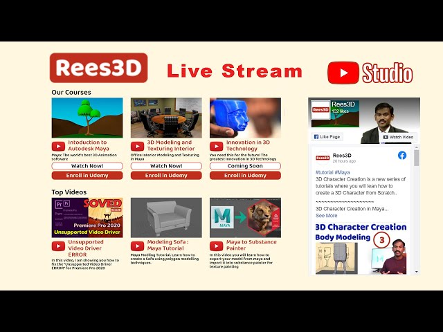 Maya Tutorial- Pencil Character Rees3D.com