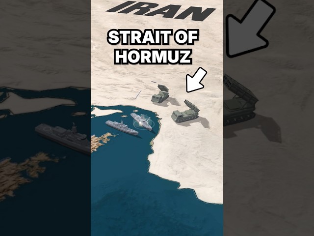 How to Animate Warships in the Strait of Hormuz #MapAnimation #Shorts #3D #Hormuz #Navy