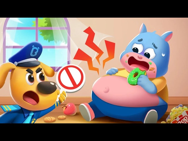 🔴【Live】อย่ากินมากเกินไปนะ | การ์ตูนเด็ก | อําเภอลาบราดอร์ | เบบี้บัส | Kids Cartoon | BabyBus #live