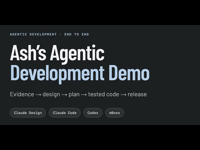 Agentic Engineering w/ ChatGPT, Claude Design & Claude Code