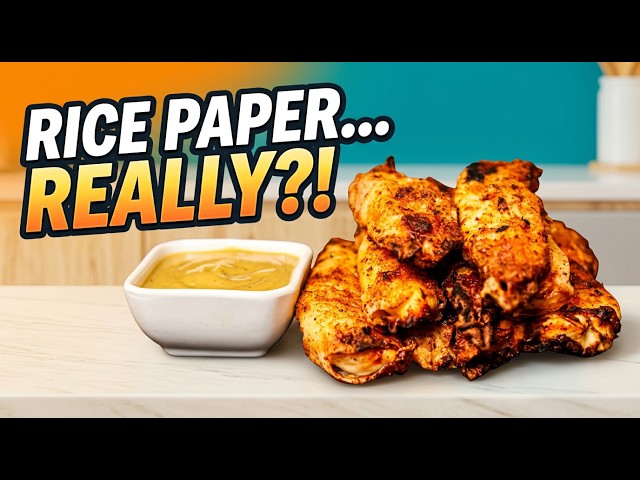 Rice Paper Chicken Tenders | This Viral Hack Actually WORKS!