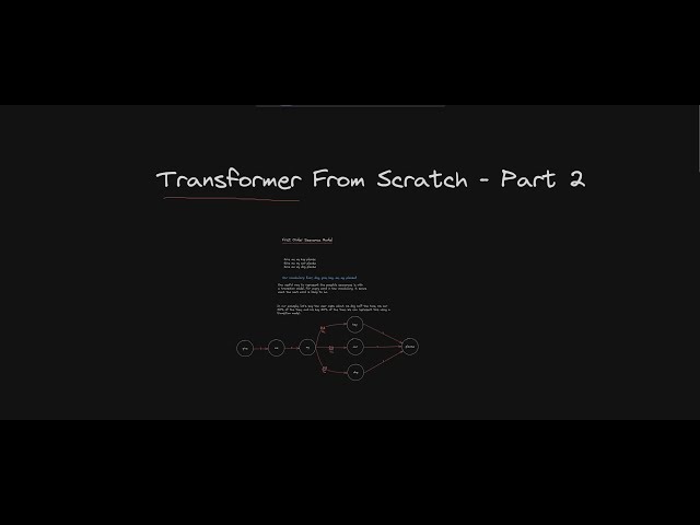 Transformer Architecture From Scratch - Part 2