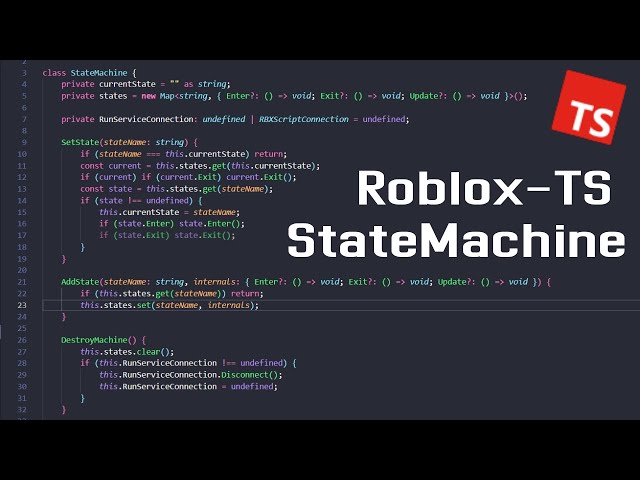 Roblox-typescript | StateMachine 📃