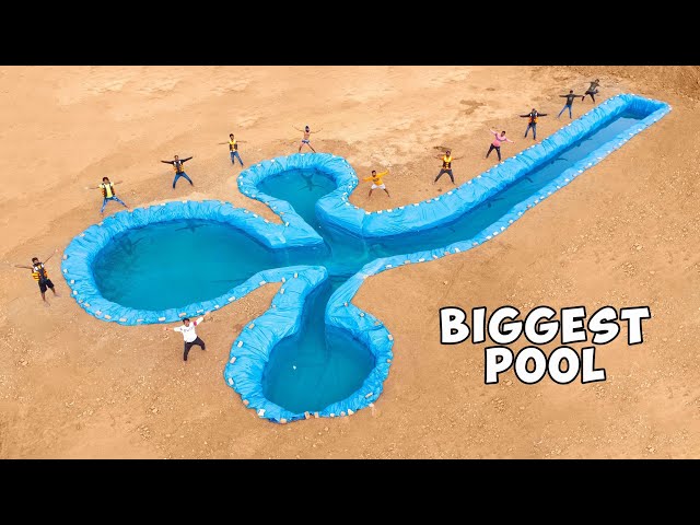 We Built Unique Swimming Pool...🏊