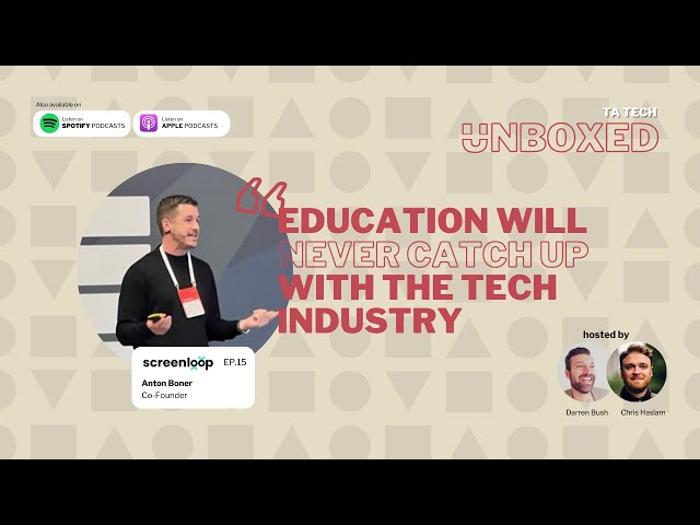 Ep 15 - How do you create the perfect TA Tech stack?