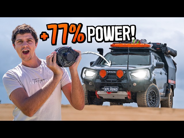 Installing the Alternator my Isuzu D-Max SHOULD have come with! (DIY JAS 160A Upgrade) ⚡️