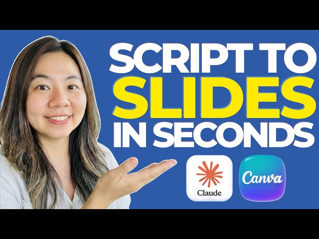 Turn Any Script into Canva Slides with Claude Code (No Coding)