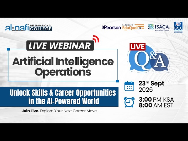 🔴LIVE - Artificial Intelligence Operations | Explore AIOps & Career Opportunities