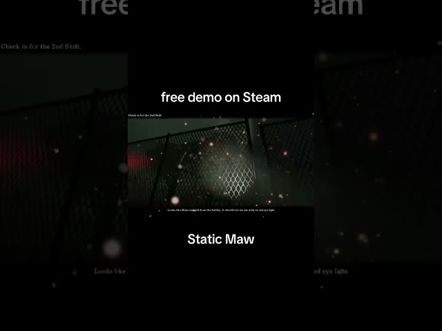 Static Maw on Steam #indiegame #horror #gaming #reels #shorts #viral #fyp #fnaf #horrorgames