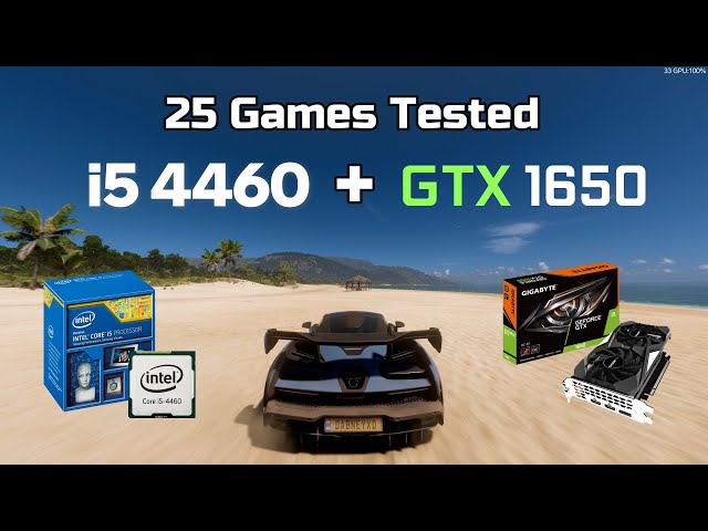GTX 1650 + i5 4460 | 25 Games Tested