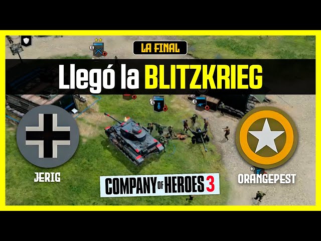 🏆FINAL MASTER LEAGUE Junio - F3rig vs Orangepest #2 | Company of Heroes 3