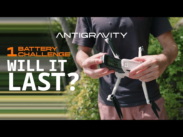 How Long Can A Drone Battery Last?? We Put It To The Test | Antigravity A1