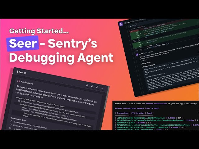 Getting Started with Seer - Sentry's AI Debugging Agent